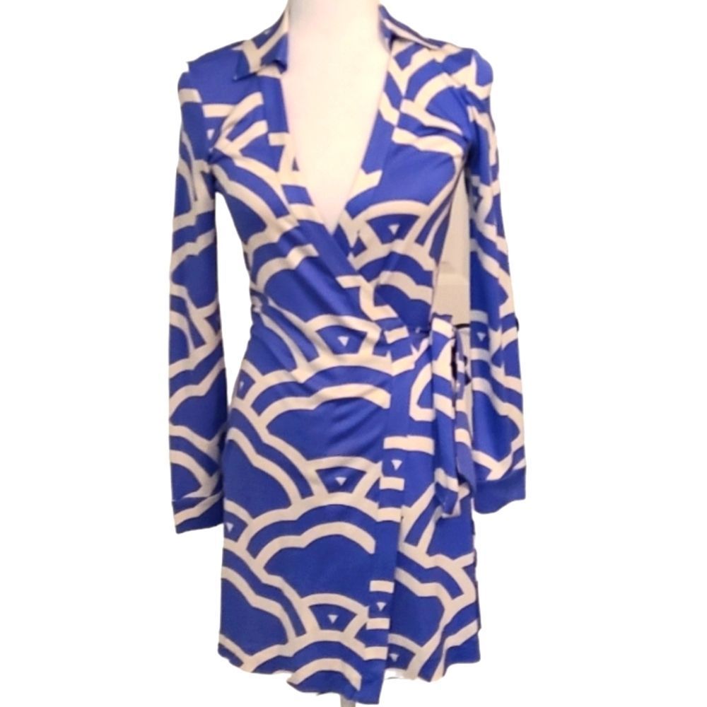 Diane Von Furstenberg Silk Jersey Wrap Dress - Picture 2 of 15